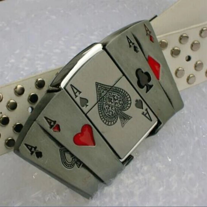 Poker Belt Buckle Lighter